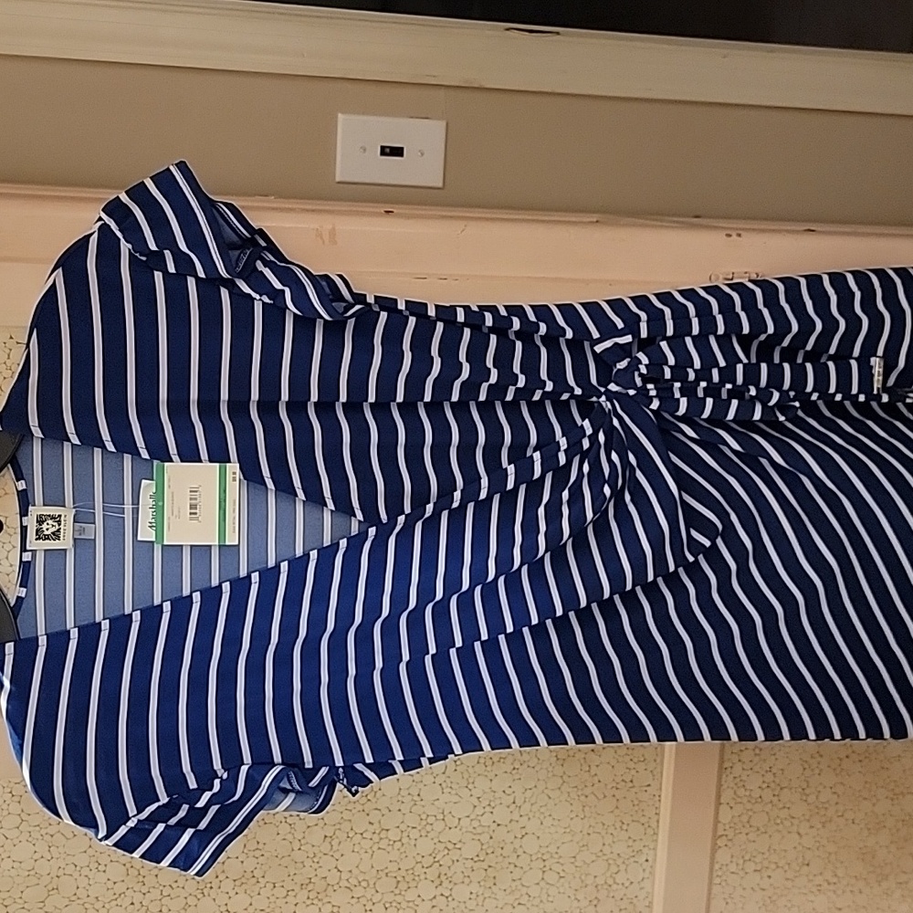 Anne Klein Faux Wrap Top